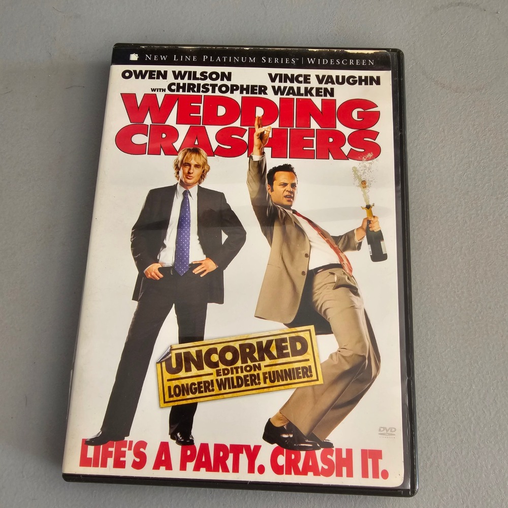 Wedding Crashers DVD Uncorked Edition Widescreen Owen Wilson Vince Vaughn N5380